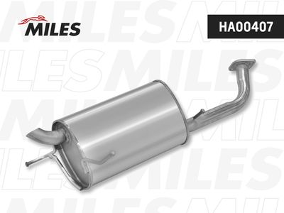 Глушитель выхлопных газов конечный MILES HA00407
