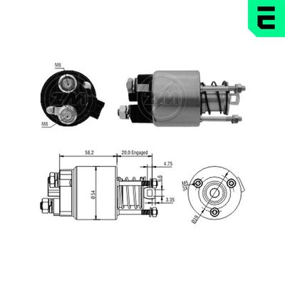 SOLENOID ELECTROMOTOR