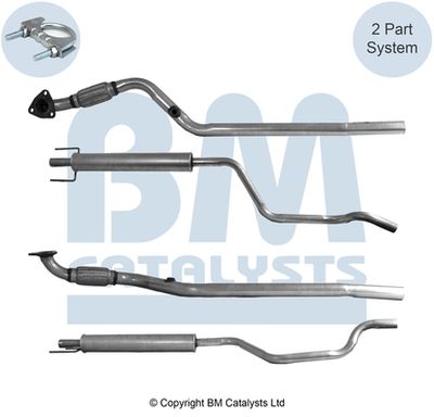 изпускателна тръба BM Catalysts BM50154
