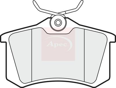 APEC Brake Pad Set, disc brake PAD1190