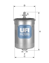 Топливный фильтр UFI 31.570.00 для MERCEDES-BENZ CABRIOLET
