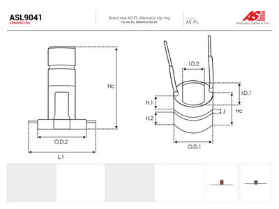 slipering, generator AUTOSTARTER ASL9041