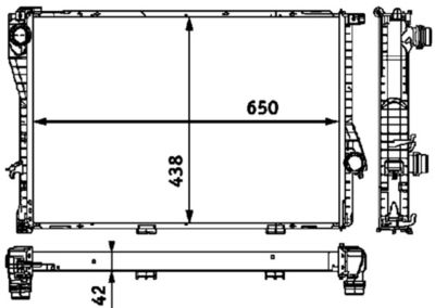 KüHLER MOTORKüHLUNG MAHLE CR297000P 1