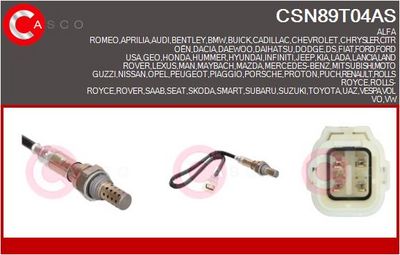 SONDA LAMBDA CASCO CSN89T04AS