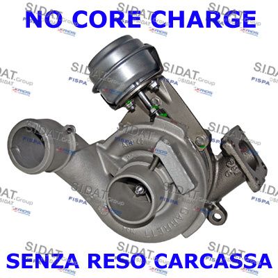 SIDAT 49.153R Турбина  для FIAT STILO (Фиат Стило)