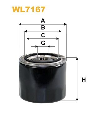 Oil Filter WIX FILTERS WL7167