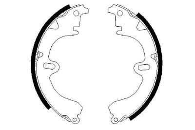 Brake Shoe Set 0 986 487 277