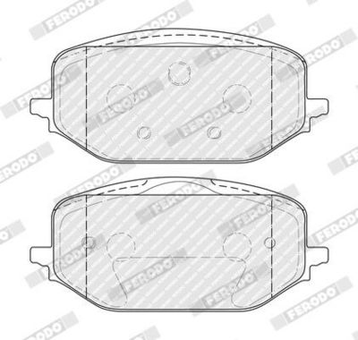 BREMSBELAGSATZ SCHEIBENBREMSE