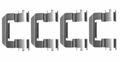 Комплектующие, колодки дискового тормоза TEXTAR 82541100 для KIA CERATO