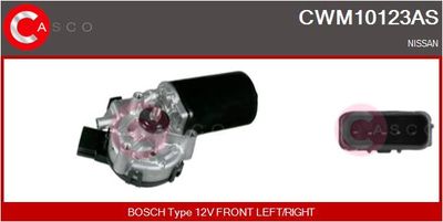 Двигатель стеклоочистителя CASCO CWM10123AS для NISSAN ALMERA