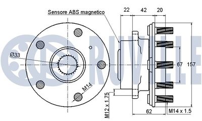 SET RULMENT ROATA RUVILLE 221581 1