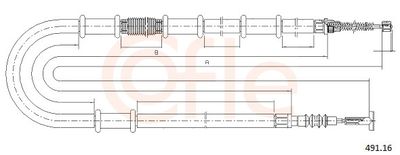 CABLU FRANA DE PARCARE