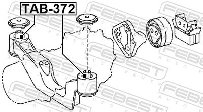 RULMENT DIFERENTIAL FEBEST TAB372 1