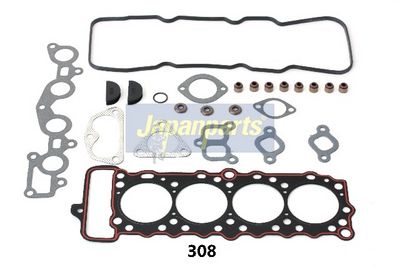 комплект гарнитури, цилиндрова глава JAPANPARTS KG-308