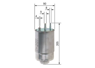 FILTRU COMBUSTIBIL BOSCH F026402076 4