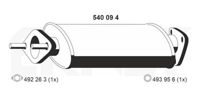 VORSCHALLDäMPFER ERNST 540094