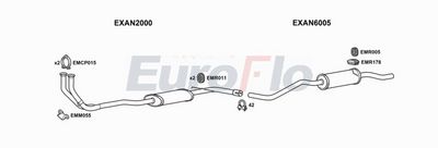 Układ wydechowy EUROFLO ANMET101008