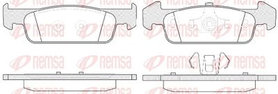 Brake Pad Set, disc brake 1540.10