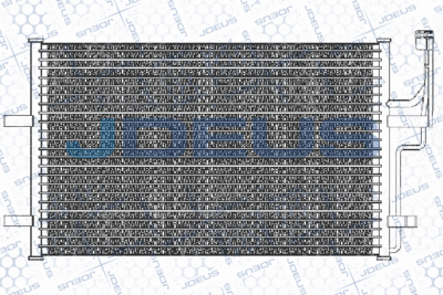 Конденсатор, кондиционер JDEUS M-716044A для MAZDA 3
