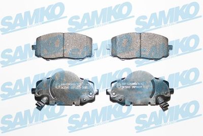 SAMKO 5SP1633 Тормозные колодки и сигнализаторы  для HYUNDAI i20 I (PB, PBT) 1.4 CRDi