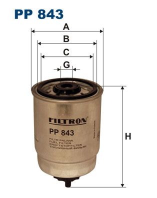 Bränslefilter FILTRON PP 843