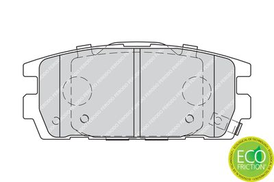 Brake Pad Set, disc brake FDB1841