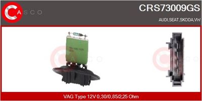 REZISTOR VENTILATOR HABITACLU CASCO CRS73009GS