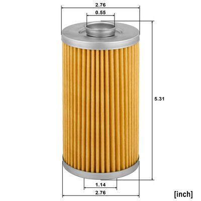 Hydrauliikkasuodatin, ohjaus MANN-FILTER HD 7024 x