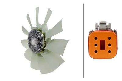 Radiatorventilator koppeling