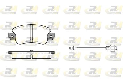 Bremsbelagsatz, Scheibenbremse