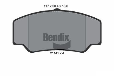 BENDIX Braking BPD1752 Тормозные колодки и сигнализаторы для FORD TRANSIT Автобус (T_ _) 2.0 Cat (TBS, TCL, TCS) BENDIX Braking BPD1752 Тормозные колодки и сигнализаторы для FORD TRANSIT Автобус (T_ _) 2.0 Cat (TBS, TCL, TCS)
