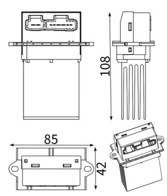 WIDERSTAND INNENRAUMGEBLäSE