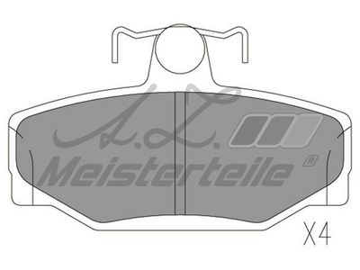 комплект спирачно феродо, дискови спирачки A.Z. Meisterteile AZMT-44-022-1755