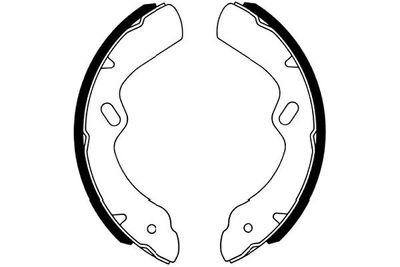 Juego de zapatas de frenos