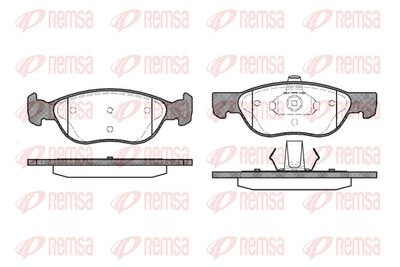 Brake Pad Set, disc brake 0587.00