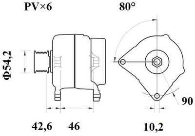 GENERATOR / ALTERNATOR MAHLE MG1065 1