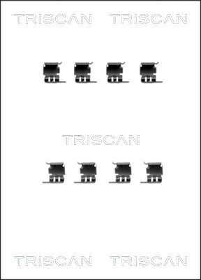 Комплектующие, колодки дискового тормоза TRISCAN 8105 691616 для SUZUKI WAGON