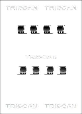 Комплектующие, колодки дискового тормоза TRISCAN 8105 691616 для SUZUKI WAGON