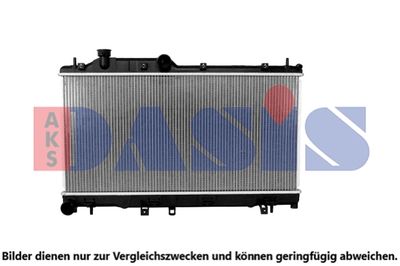 Радиатор, охлаждение двигателя AKS DASIS 350045N для SUBARU IMPREZA