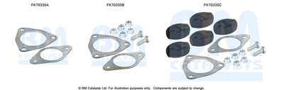 Монтажен комплект, изпускателна тръба BM Catalysts FK70335