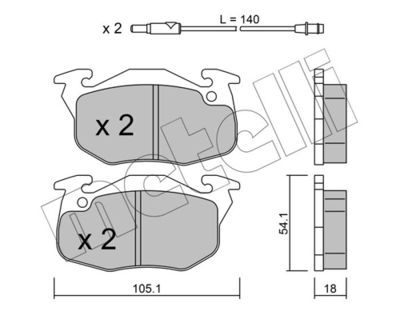 SET PLACUTE FRANA FRANA DISC METELLI 2200372