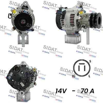 GENERATOR / ALTERNATOR SIDAT A12DE0725A2