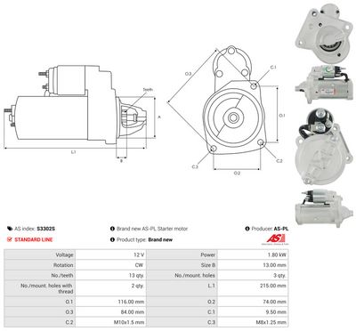 STARTER AS-PL S3302S 4