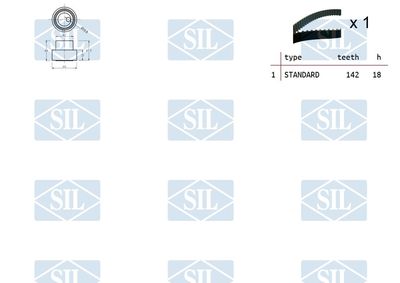 SET CUREA DE DISTRIBUTIE Saleri SIL TK1129 1