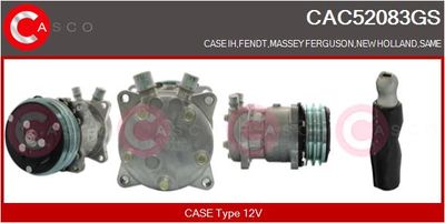 CASCO Compressor, airconditioning Genuine (CAC52083GS)