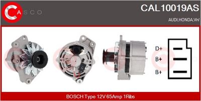 GENERATOR / ALTERNATOR CASCO CAL10019AS