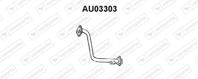 VENEPORTE AU03303 Глушитель выхлопных газов  для AUDI (Ауди)