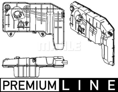 Expansionskärl, kylvätska MAHLE CRT 77 000P