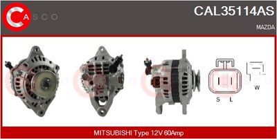 GENERATOR / ALTERNATOR CASCO CAL35114AS