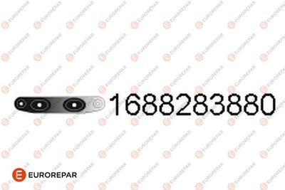 EUROREPAR 1688283880 Крепление глушителя  для AUDI Q3 (Ауди Q3)